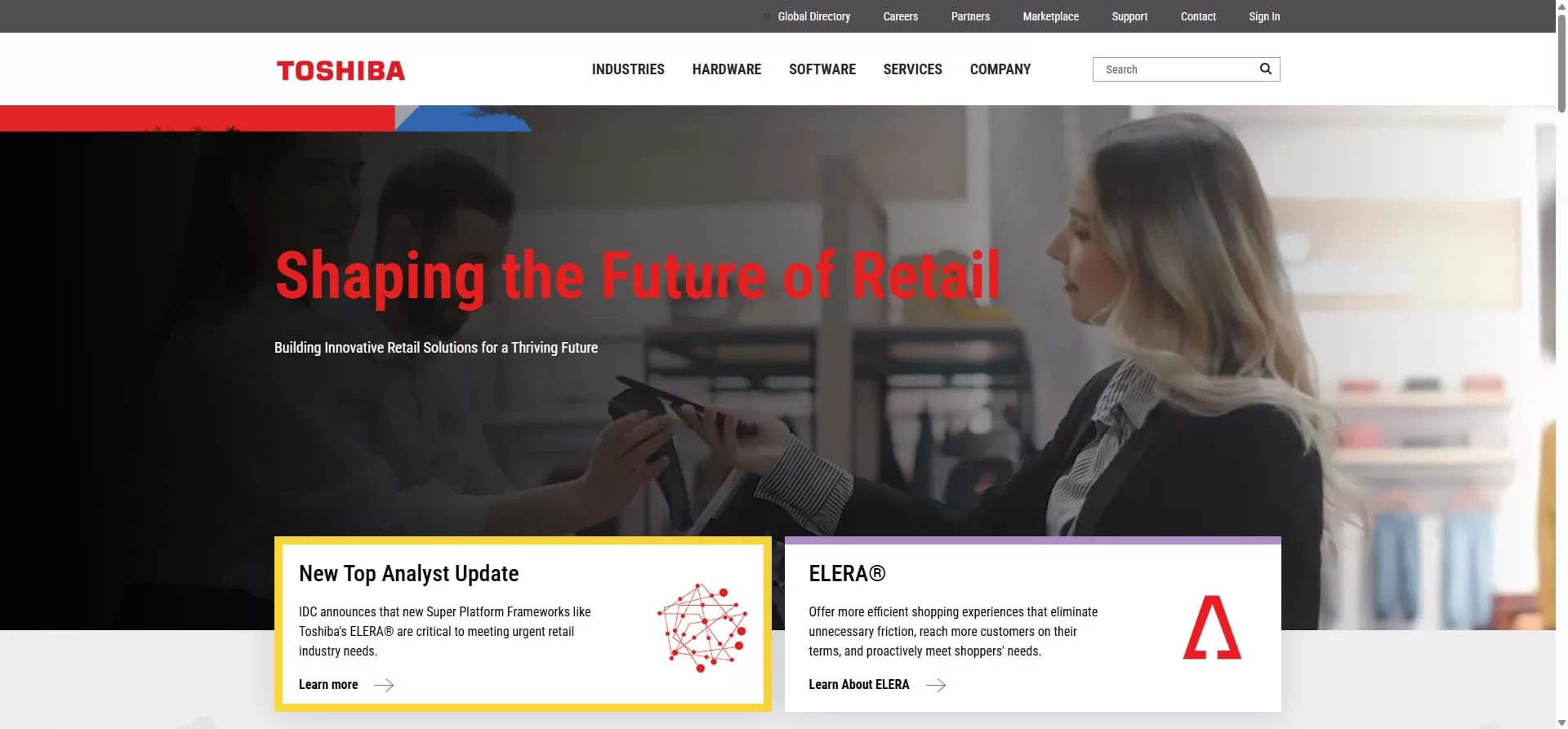 Toshiba Global Commerce POS Systems for Canadian High-Volume Retail